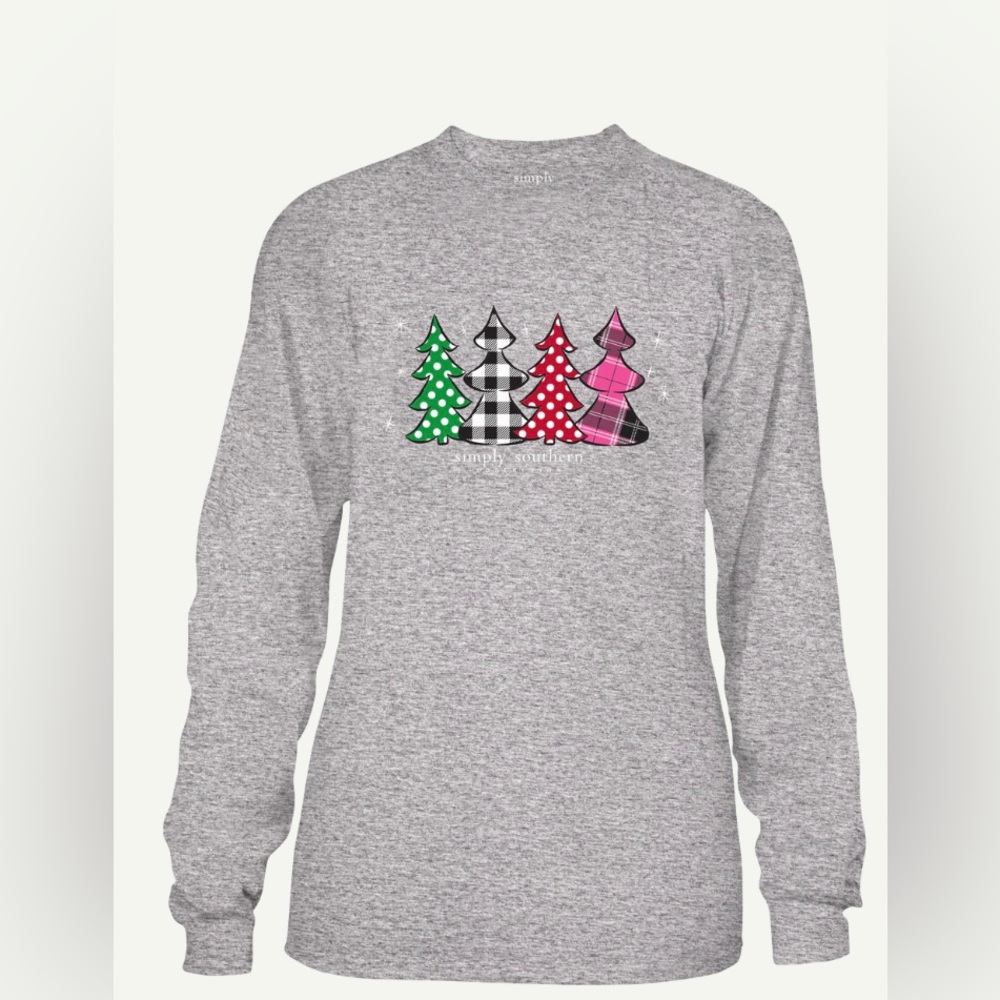 Simply southern ‘messy and bright’ long sleeve shirt